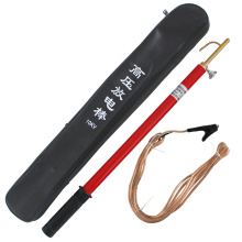 Telescopic High Voltage Frp Static Earthing Portable 10kv Discharge Rod